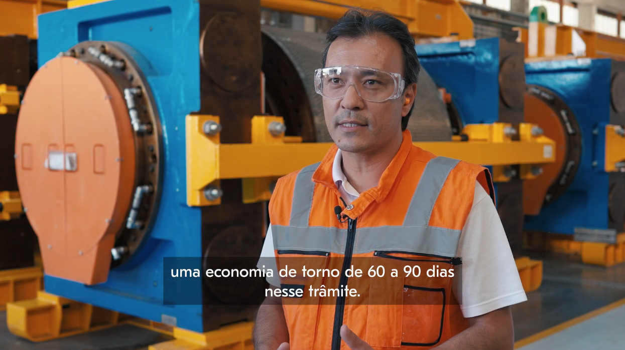 Metso — Fabricação de rolos